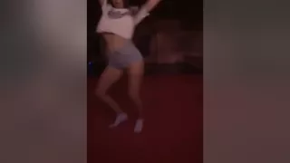 Russian Teen Twerking In Shorts