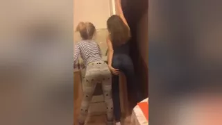 Russian Girls Twerking In The Kitchen