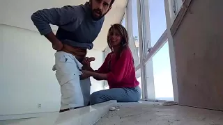 Hot Broker Milf Sucking My Cock