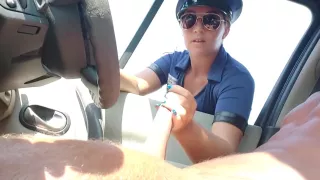 Surprised On A Motorway Rest Area .. A Policewoman Is Shocked By What She Sees