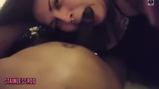 Bbw Tatooed Queen Drains Bbc In Her Mouth