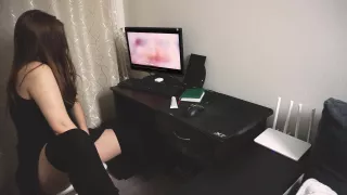 This Girl Dreams Of Threesome Like In Porn Movie - Powerfull Orgasm