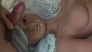 Messy Faces # 10. Big Loads. Cute Dolls. Plastered Faces. Dollhouse4k