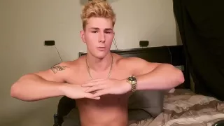 Homosexuell Junge in erstaunlich gerade Junge Schlaganfall und Sperma