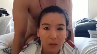 Japonesa Cogiendo Piernas Al Hombro