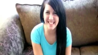 Cute Brunette Teen Getting Her Pussy Fucked Hard