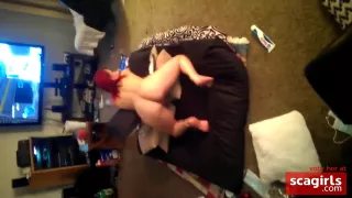 Hot Redhead Shakes Ass While G