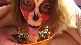 Miha Nika69 - Halloween Slut Witch Gets Cum In Mouth Fo