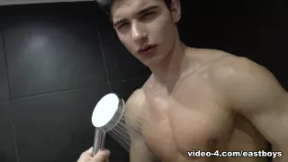 Jared Shaw in the bathroom - EastBoys