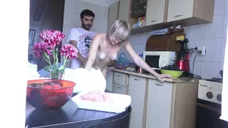 Amateurporn Amateur Wife Cooking Fucked By Hubby Part1