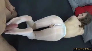 Pantyhosed Darkhaired Babe Mature With Big Hooter