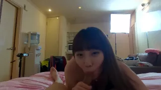 155cm K Cup Cute Girl⑤after Taking An Open-air Bath Soggy Creampie Sex