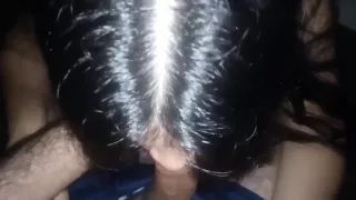 Handjob And Swallow All My Friend Cum Then He Cums On My Tits