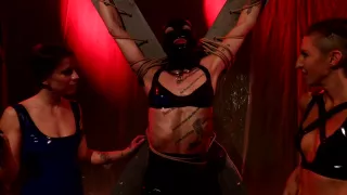 New Pet Amber Shock Acquires Fastened Up And Anal Poked By Ciren Verde And Lora Cross