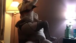 Striptease From Horny Pawg Milf In Lingerie