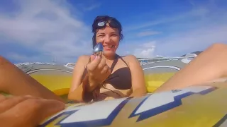 Enjoy Butt Plug In And Out Among Fish N Corals