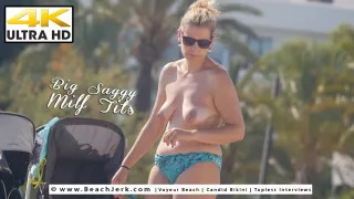Big Saggy MILF Tits - BeachJerk