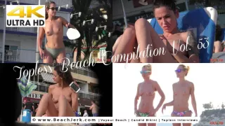 Topless beach compilation vol.53 - BeachJerk