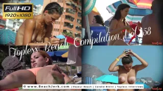 Topless beach compilation vol.58 - BeachJerk