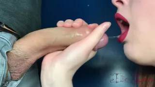 Would You Give Me A Kiss After He Cums In My Mouth, Cuckold? Ellie Dawn
