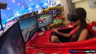 Asian Teen Amateur Beauty Fun In A Gaming Hall Before Rough Sex In The Hotel