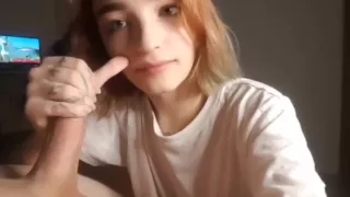 The Guy Asked The Girl A Lot To Give Her A Blowjob And The Girl Finally Agreed