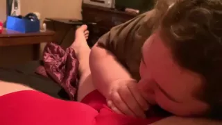 Chubby Wife Swallows Cum Before Breakfast