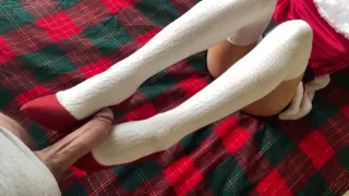 Mrs. Claus Santa Lets It Snow All Over My Christmas Toes