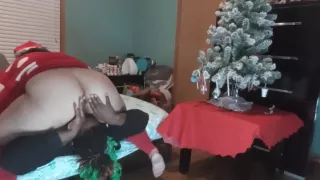 How The Naughty And Very Horny Black Grinch Stole Christmas And Ate Mrs. Claus Fat Juicy Pussy