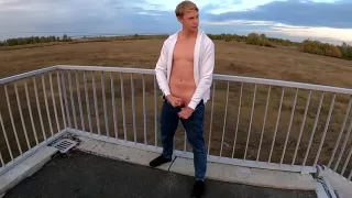 Jerking Off On The Bridge