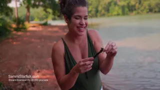 Sammi Starfish - Beach Milf In Transparent Leggings 5 Min