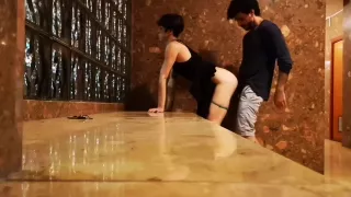 Exhibitionist Couple Banging Outdoors And Indoors