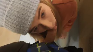 Acquaintance In The Elevator Ended With Cum In The Mouth