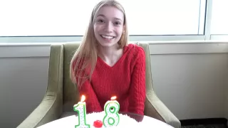 Holy shit this girl is so cute and she just turned 18.