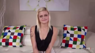 Madison Hart is sucking dick, getting fucked and creampied in the end of the session