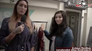 Amateur, German brunette is sucking dick and getting fucked on the couch, during the day