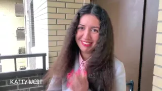 Amateur brunette, Katty West and her married neighbor are fucking like two wild animals, all day