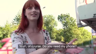 Public Agent Dirty Hot American Redhead Beauty Alex Harper