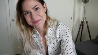 Ashley Alban is drawing you before blowjob