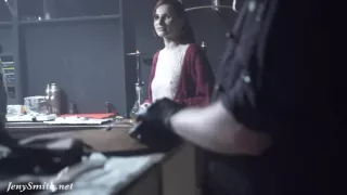 Jeny Smith bottomless in the club. Painted shorts looks like real