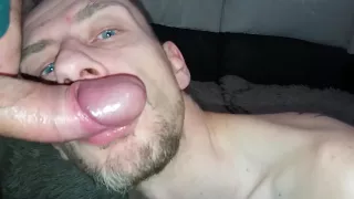 Blowjob and ass fingering for these amateur gays