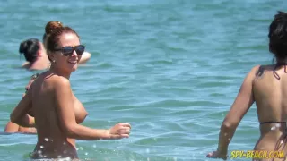 SpyBeach Hot Amateurs Topless Voyeur Beach Sexy Big Tit