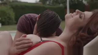 MARISKAX Busty brunette Lucia Love seduces the pool boy