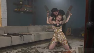 Tied busty wife fucked in bdsm