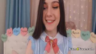 Sexy Chick with Nice Tits Fucking Her Pussy