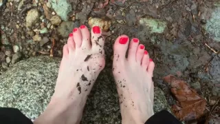 Young Dirty Bunion Foot Play