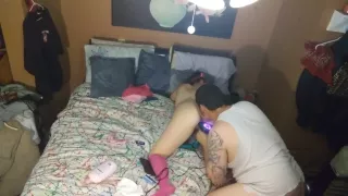 Cheating slut wife fucking husbands best friend again part 2