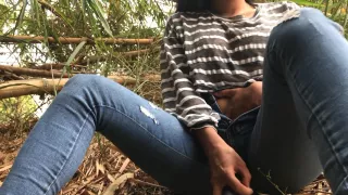 Me Caliento En El Bosque Y Uso Mi Domi Mientras Fumo