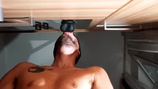 Bbc Dildo Deepthroat And Oily Masturbation