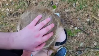 Telka V Lesu Otsasyvaet Chlen Neznakomca